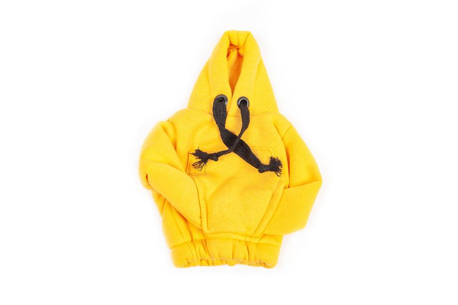 Gearskifteovertræk hoodie (gul, sort snor) Foto 2