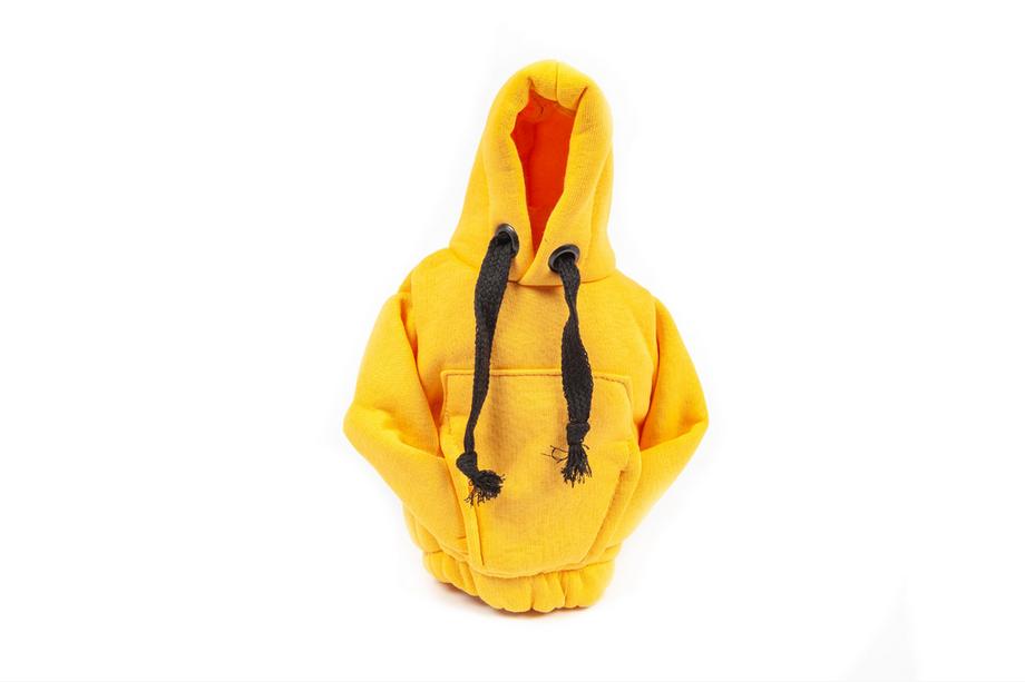Gearskifteovertræk hoodie (gul, sort snor) Foto 1