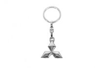 Mitsubishi Metallisk nøglering med Mitsubishi-logo foto 1