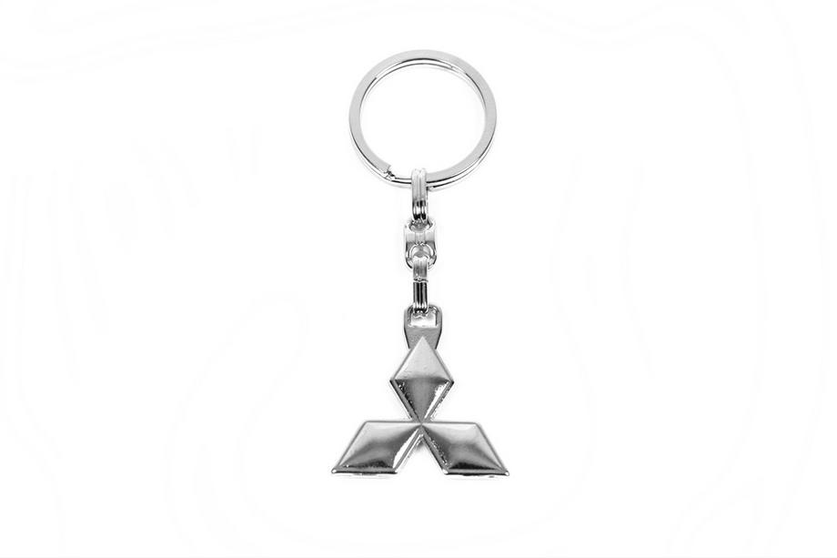 Mitsubishi Metallisk nøglering med Mitsubishi-logo Image