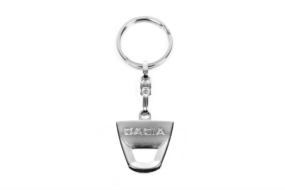 Dacia Metallisk nøglering med Dacia-logo Foto 1