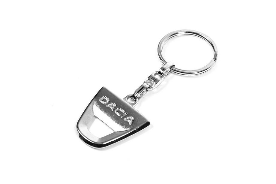 Dacia Metallisk nøglering med Dacia-logo Foto 2