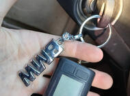 BMW Metallisk nøglering med BMW-logo foto 1