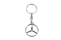 Mercedes-Benz Metallisk nøglering med Mercedes-logo foto 1