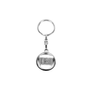 Nøglering i metal med Fiat-logo foto 1