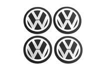 Volkswagen Klistermærker til centrumkapsler 90 mm (4 stk.) foto 2