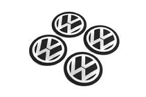 Volkswagen Klistermærker til centrumkapsler 90 mm (4 stk.) foto 1