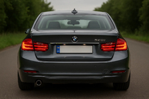 BMW 3-serie F30/F31 2012–2019 Liste over nummerpladen (rustfrit stål) foto 1