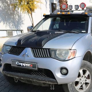 Motorhjelm cover V3 (ABS) Mitsubishi L200 2006–2015 foto 2