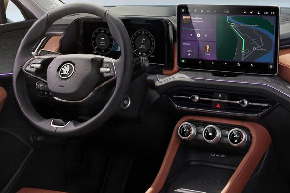 Test af anden generation af crossoveren Skoda Kodiaq Foto 5