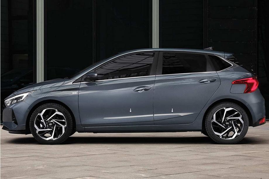 Hyundai I-20 2020– Dørlister OmsaLine (4 stk., rustfrit stål) Image