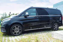 Mercedes Vito/V-klasse W447 2014– Dørtrinlister i rustfrit stål (4 stk.) foto 1