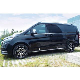 Dørtrinlister i rustfrit stål (4 stk.) Mercedes Vito/V-klasse W447 2014– foto 1