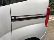 Peugeot Bipper 2008–2017 Kromliste under skydedør (2 stk., rustfrit stål) Carmos - Tyrkisk stål foto 5