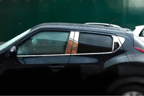 Nissan Juke 2010–2019 Omsa Line dørstolpelister (6 stk., rustfrit stål) foto 1