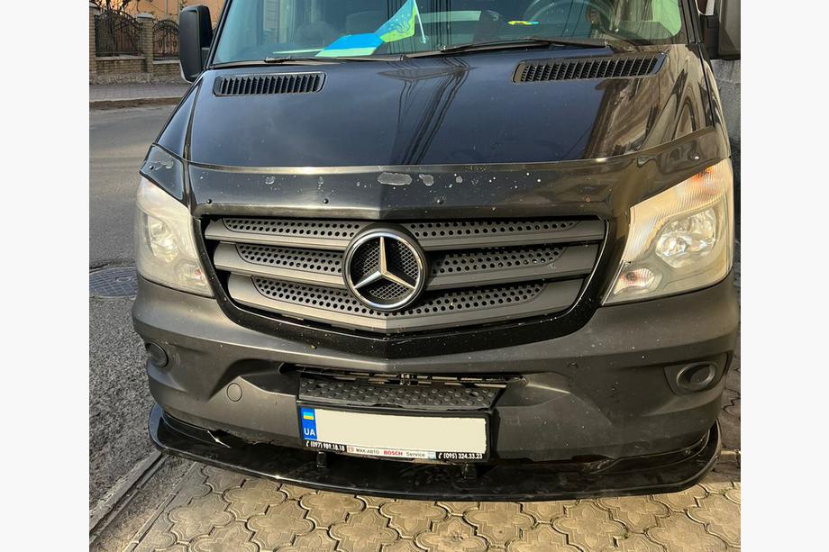 Mercedes Sprinter W906 2006–2018 Front læbespoiler 2013-2018 (ABS) Foto 6