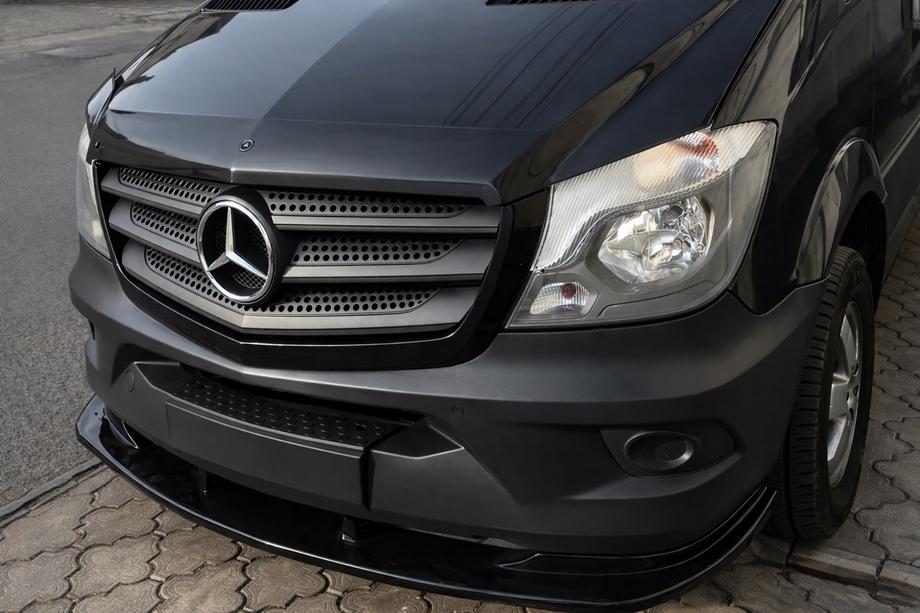 Mercedes Sprinter W906 2006–2018 Front læbespoiler 2013-2018 (ABS) Foto 1
