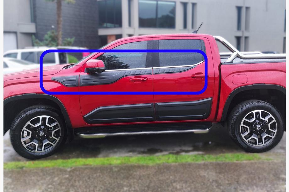 Volkswagen Amarok 2022– Øvre dørlister (6 stk., ABS) Image
