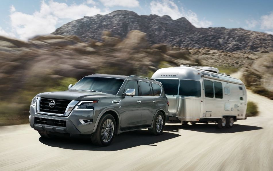 Test af den opdaterede 400 hk Nissan Armada SUV