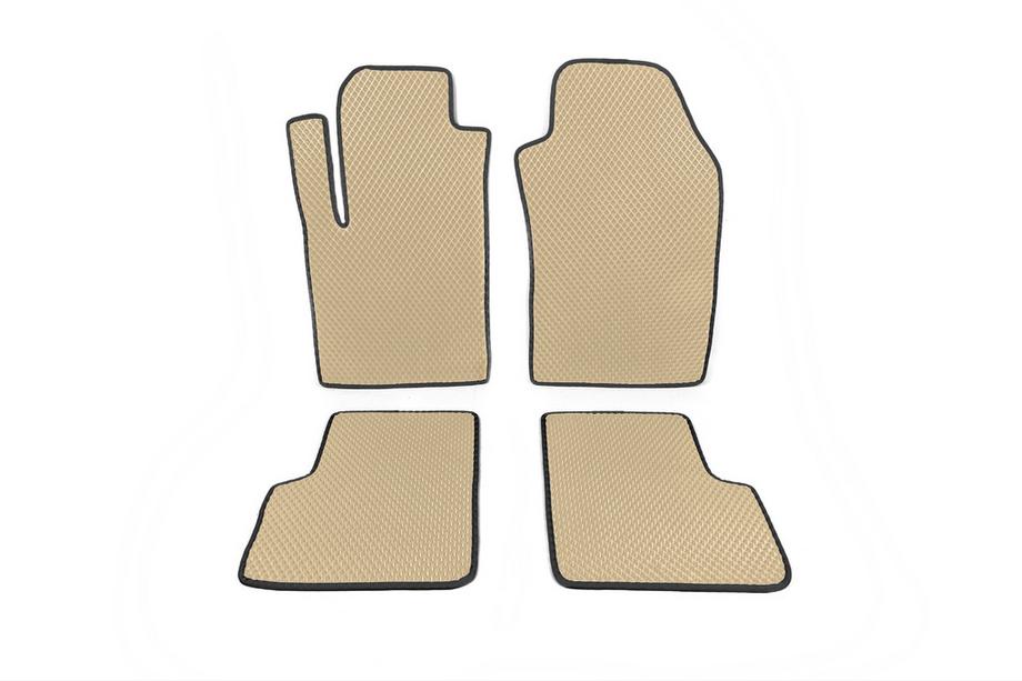 Fiat 500/500L 2013–2022 EVA-bilmåtter (til 500, beige) Image