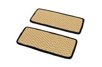 Fiat Ducato 2006–2025 Polyurethan dørtrinsmåtter (2 stk., EVA, beige) foto 2