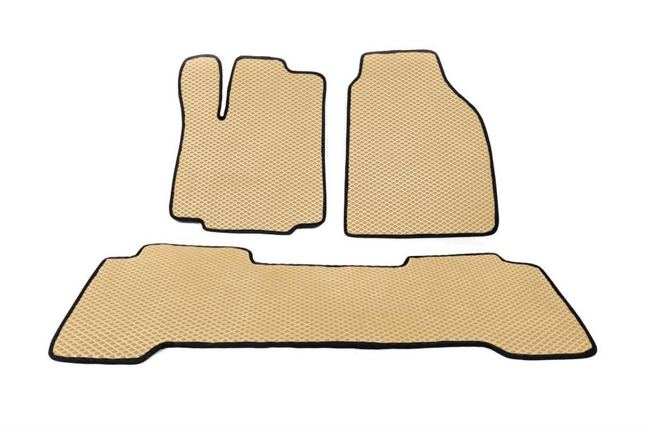 Honda Pilot 2002–2008 EVA gulvmåtter (Beige) Image