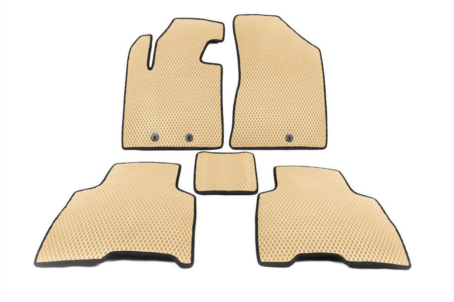 Kia Sorento II XM 2009–2014 Bilmåtter 2012-2014 (EVA, Beige) Image