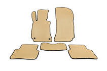 Mercedes C-class W204 2007–2015 EVA gulvmåtter (Beige) foto 1