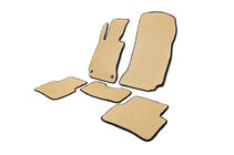 Mercedes C-class W204 2007–2015 EVA gulvmåtter (Beige) foto 2