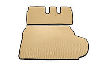 Peugeot 4007 2007–2013 Bagagerumsmåtte (EVA, beige) 7-personers foto 2
