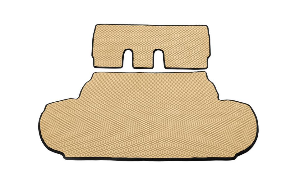Peugeot 4007 2007–2013 Bagagerumsmåtte (EVA, beige) 7-personers Image