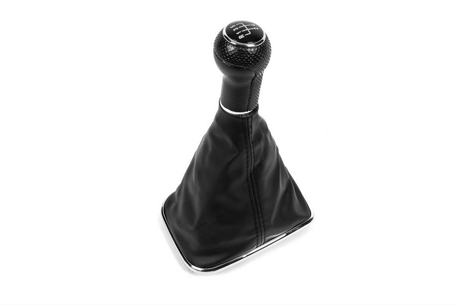 Volkswagen Bora 1998–2004 Gearknop og gearstangsmuffe (5-trins, kromramme) Image