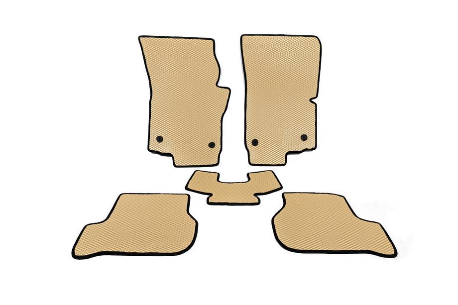 Seat Leon 2005–2012 EVA gulvmåtter (Beige) Image