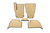 Volkswagen Amarok 2010–2022 EVA gulvmåtter (Beige) foto 1