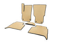 Volkswagen Amarok 2010–2022 EVA gulvmåtter (Beige) foto 2