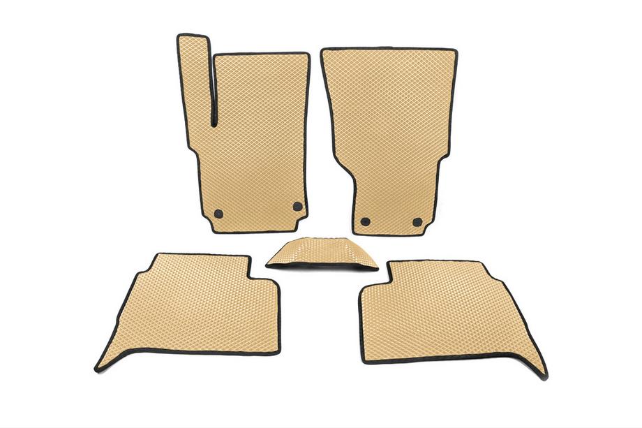Volkswagen Amarok 2010–2022 EVA gulvmåtter (Beige) Image