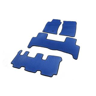 EVA-bilmåtter (3 rækker, blå) Toyota Land Cruiser Prado 120 2002–2009 foto 2