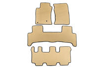 Toyota Land Cruiser Prado 120 2002–2009 EVA-måtter (3 rækker, beige) foto 1