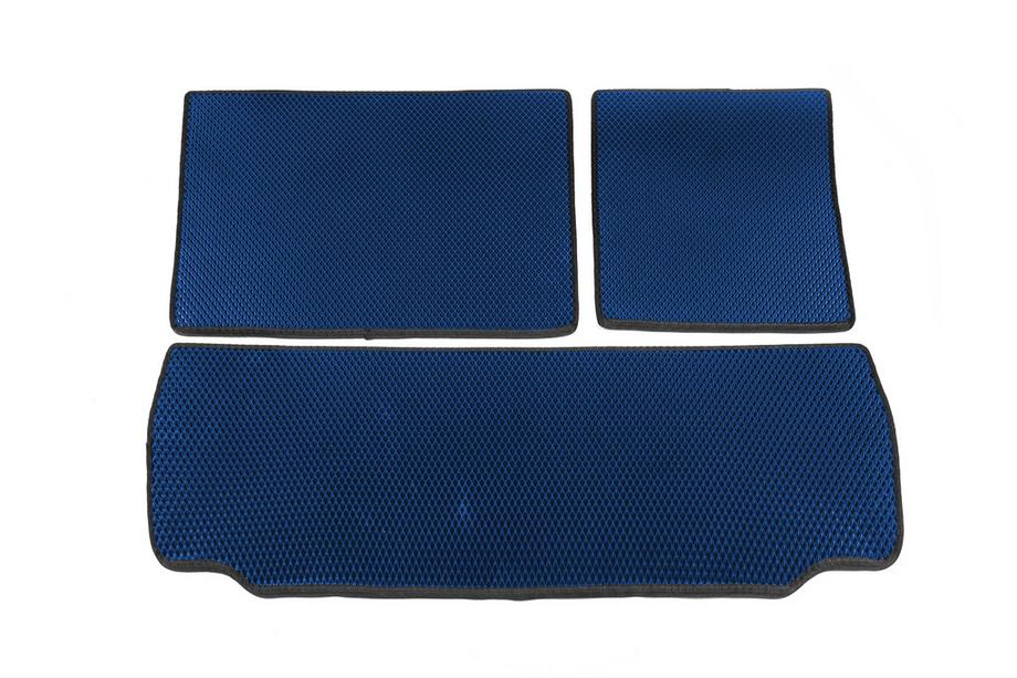 Toyota Sequoia 2007–2022 Bagagerumsmåtter (EVA, blå) Image