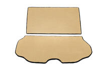 Volvo XC70 2007–2013 Bagagerumsbakke i 2 dele (EVA, beige) foto 1
