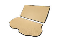 Volvo XC70 2007–2013 Bagagerumsbakke i 2 dele (EVA, beige) foto 2