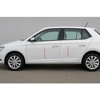 Dørlister (4 stk., rustfrit stål) Skoda Fabia 2014–2021 foto 1