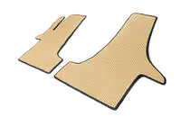 Volkswagen T5 Transporter 2003–2010 EVA-gulvmåtter (beige, for, til 2+1 sæder) foto 2