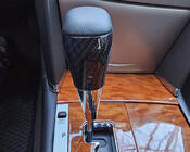 Toyota Land Cruiser 200 2007–2021 Gearknop (sort læder + carbon) foto 2