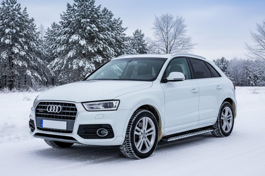 Audi Q3 2011–2019 Sidetrin Shining V1 (2 stk., aluminium) Image