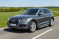 Audi Q5 2017–2025 Sidetrin Shining V1 (2 stk., aluminium) foto 1