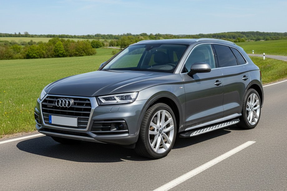 Audi Q5 2017–2025 Sidetrin Shining V1 (2 stk., aluminium) Image