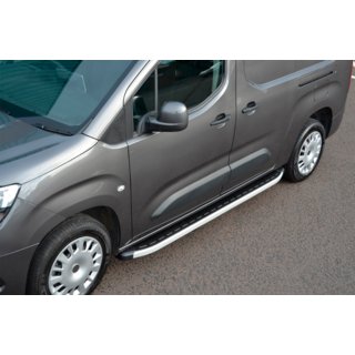 Sidetrin Fullmond (2 stk., aluminium) foto 2