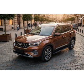 Sidetrin Tayga Black (2 stk., aluminium) Chery Tiggo 7 2020– foto 1
