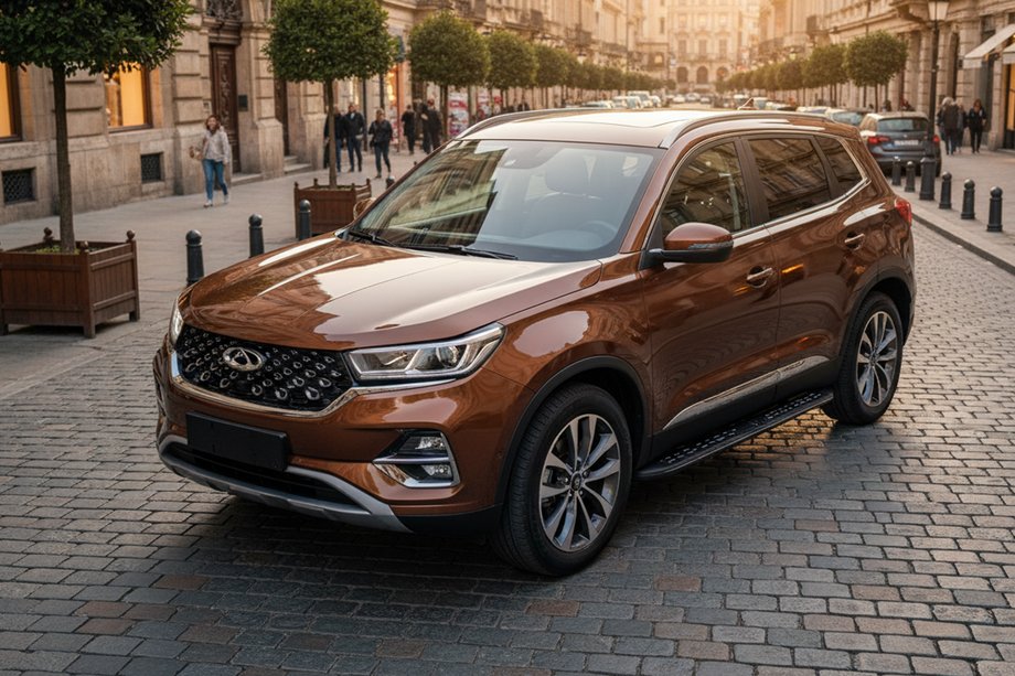 Chery Tiggo 7 2020– Sidetrin Tayga Black (2 stk., aluminium) Image